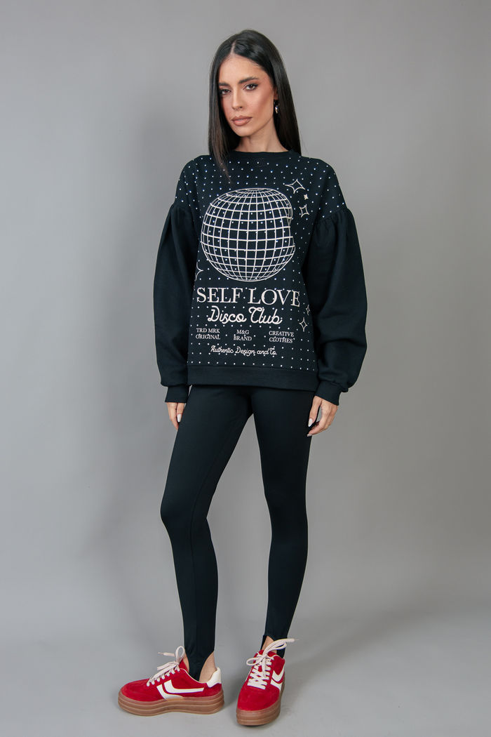 CALÇA PRETA COM PEZINHO NEW