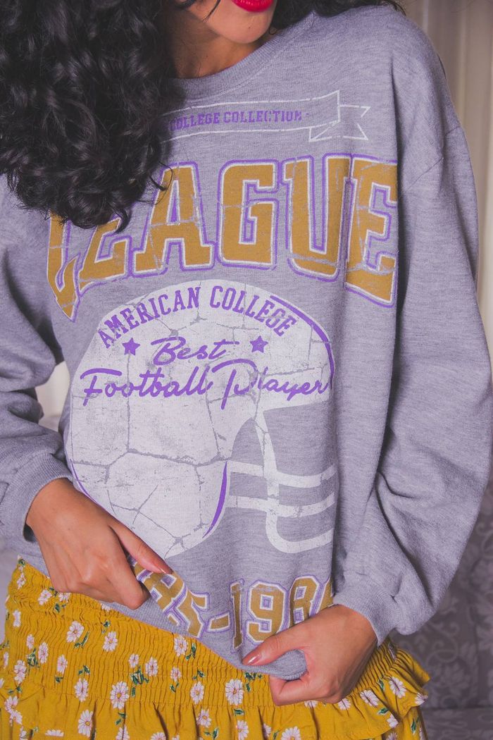 CASACO DE MOLETOM MESCLA PELUCIADO LEAGUE