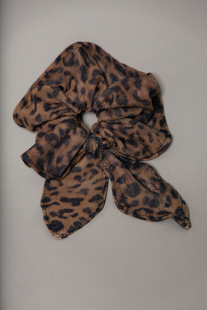 SCRUNCHIE ONÇA TULE