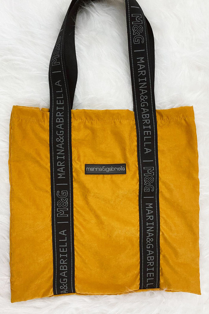 BOLSA M&G AMARELO QUEIMADO