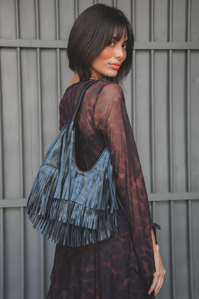 BOLSA NAPA FRANJAS PRETA