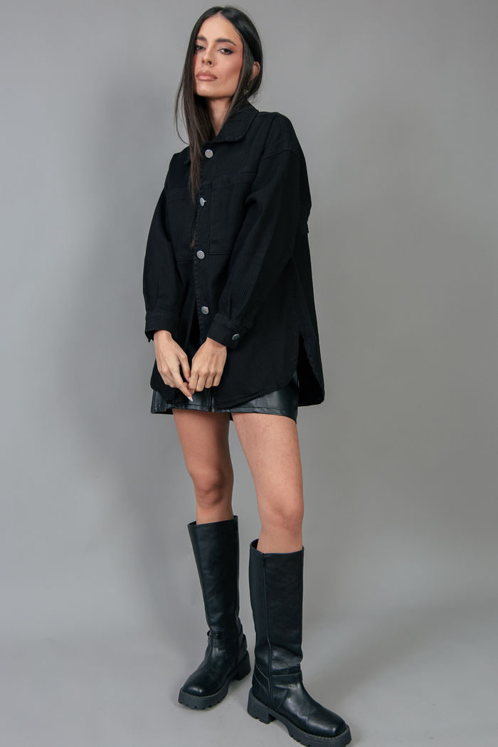 JAQUETA COTELÊ PRETO