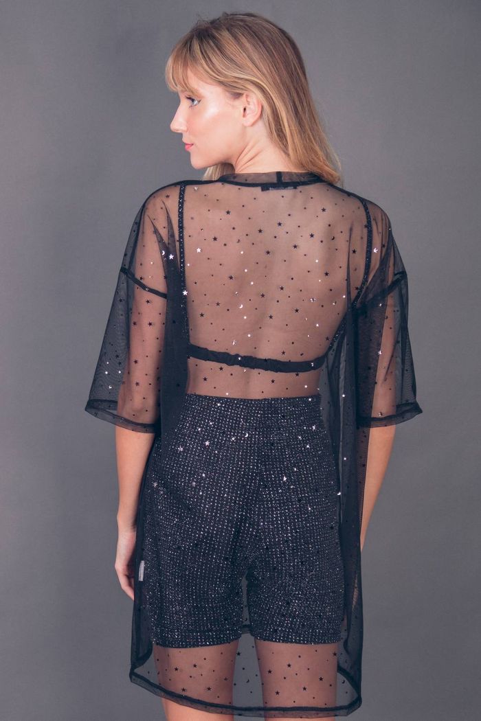 CAMISETÃO DRESS DE TULE STARS