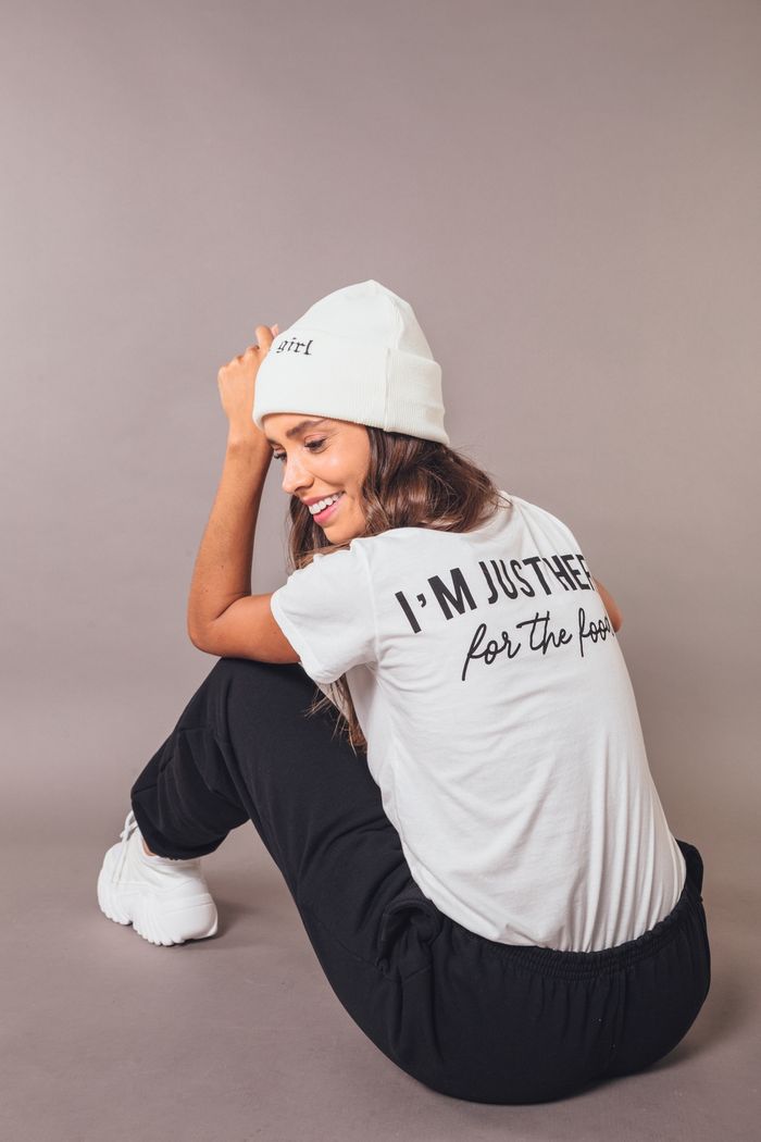 T-SHIRT OFF WHITE HELLO EVERYONE