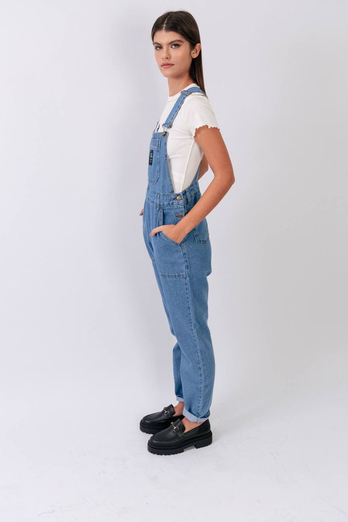 JARDINEIRA JEANS OLD SCHOOL