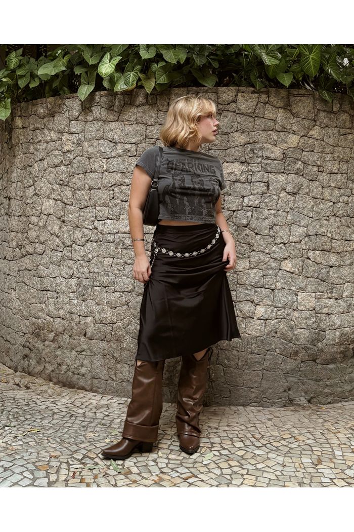 BOTA SLOUCHY MARROM RÚSTICO