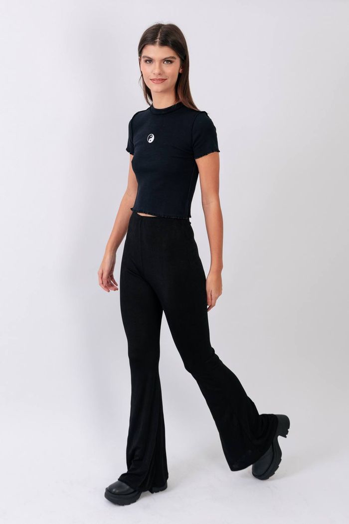 CALÇA FLARE FINETTI PRETA