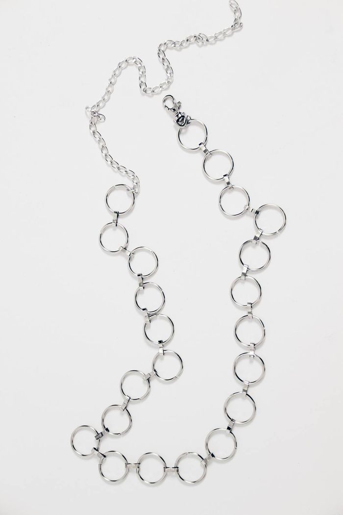 CINTO DE METAL ARGOLAS NÍQUEL