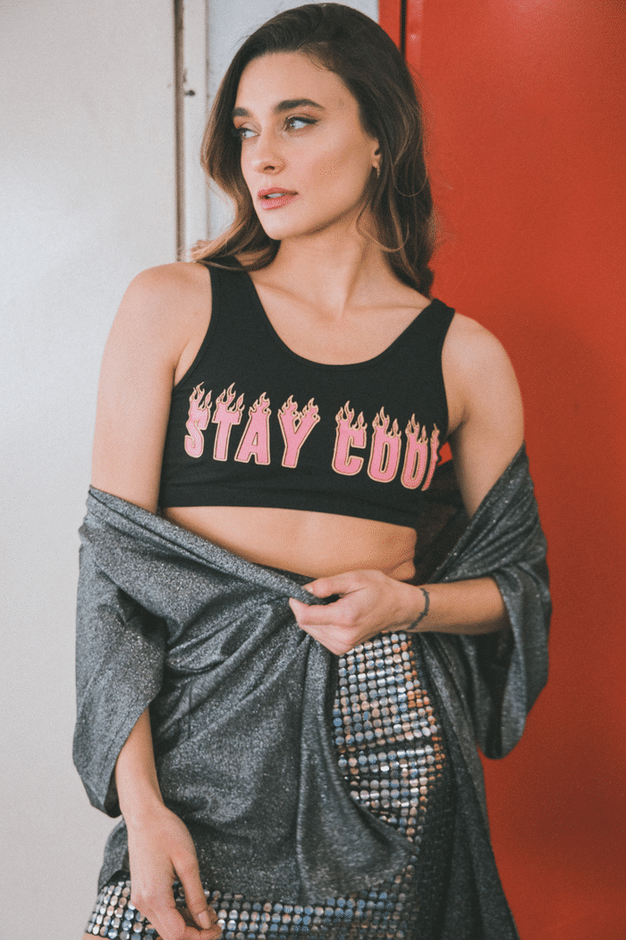 TOP COTTON PRETO STAY COOL