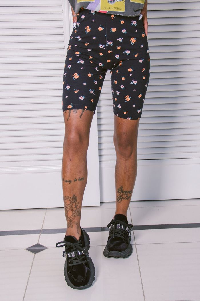 BERMUDA BIKER FLORAL LIBERTY