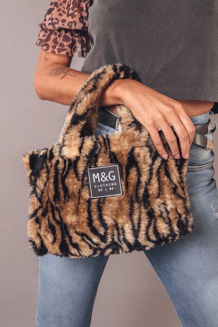 BOLSA PELÚCIA TIGRE