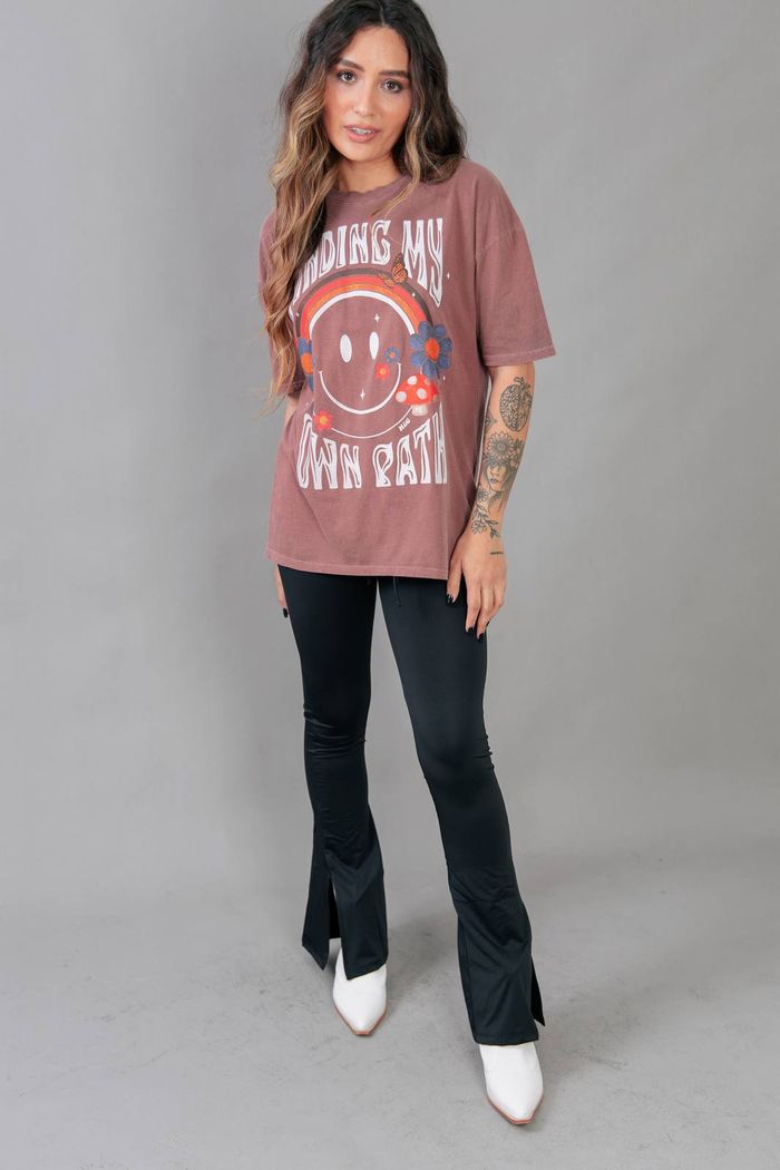 CALÇA PRETA COM ABERTURA LATERAL