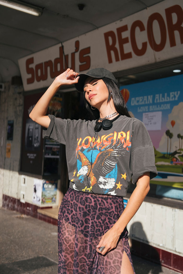 CAMISETA T-SHIRT OVERSIZED CHUMBO GLOWGIRL