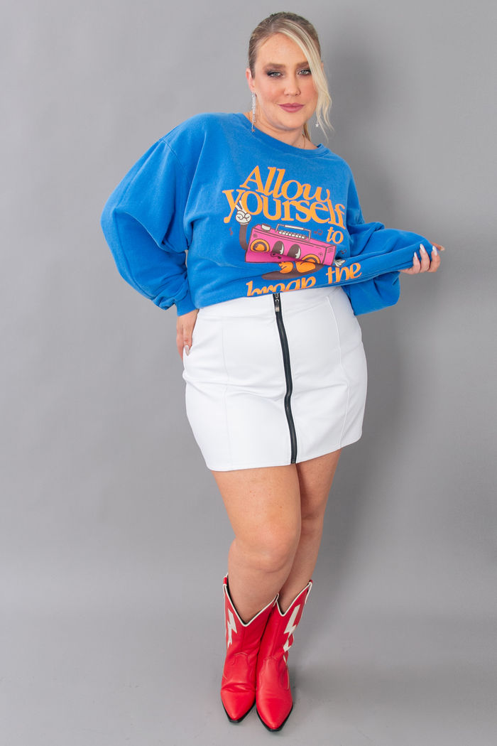 SAIA COURO SINTÉTICO BRANCA