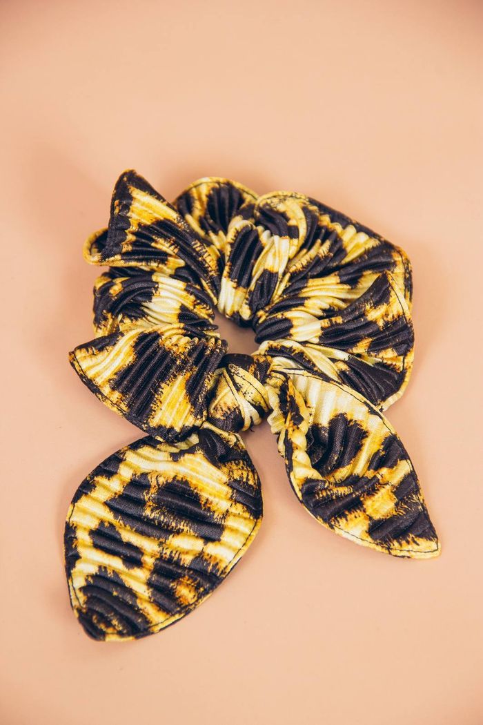 SCRUNCHIE PLISSADO ONÇA