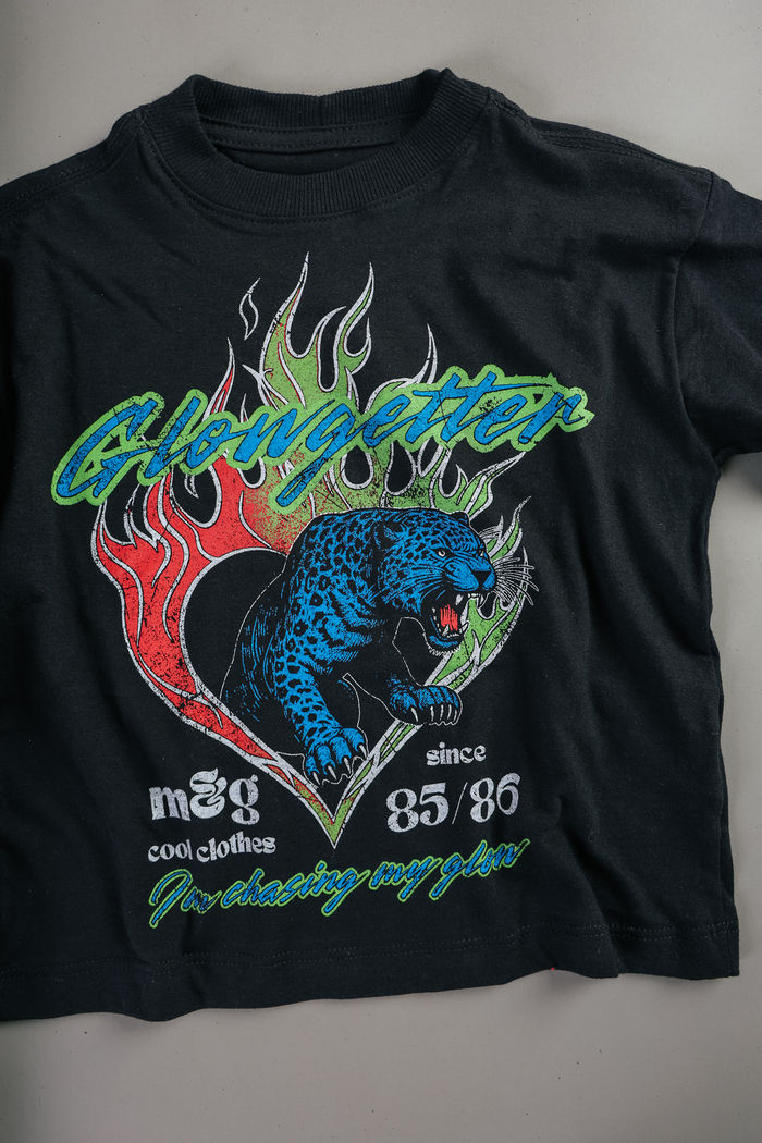 T-SHIRT INFANTIL PRETA GLOWGETTER