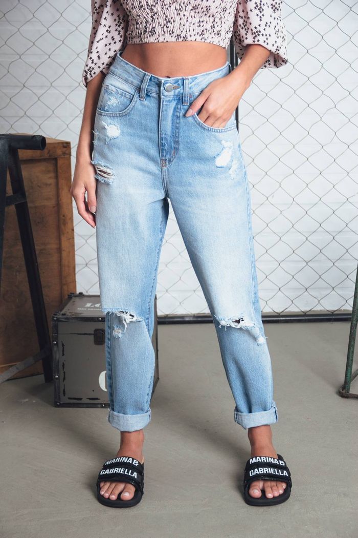 CALÇA MOM JEANS LOS ANGELES