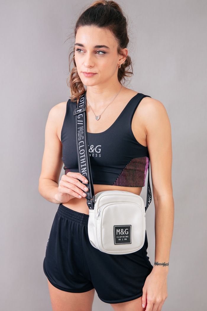 BOLSA SHOULDER BAG DOIS BOLSOS BRANCA