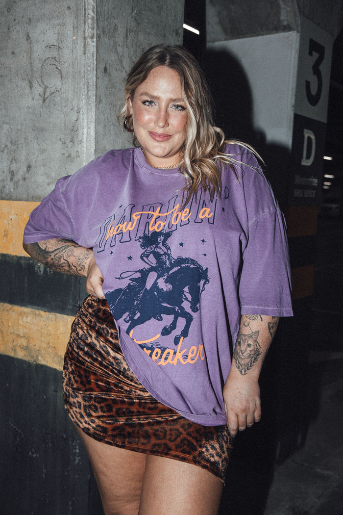 SAIA VELUDO MOLHADO ONCINHA ASSIMÉTRICA