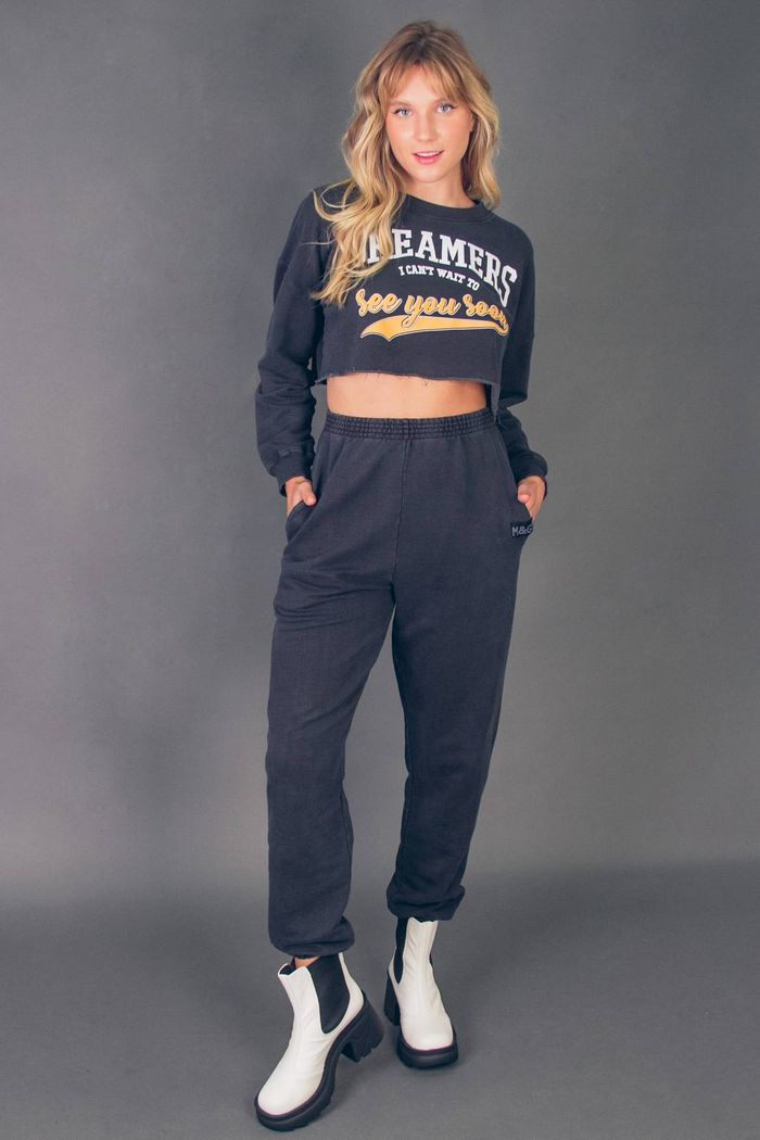 CALÇA DE MOLETOM PRETO CORASTONE