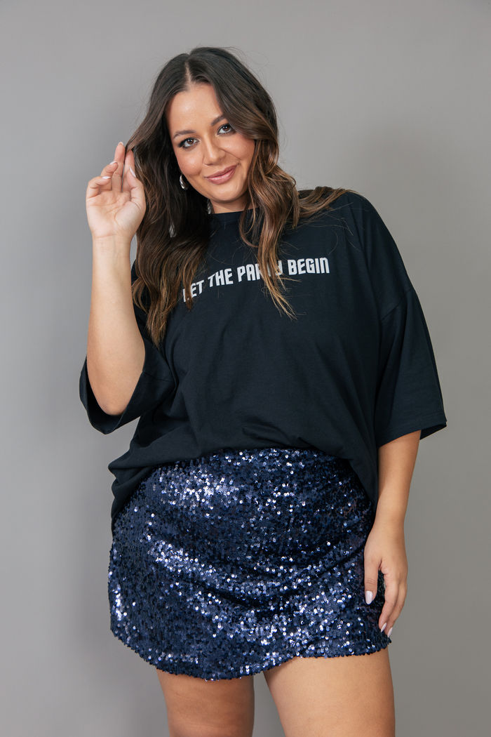 SHORT SAIA COM TRANSPASSE FRANZIDO EM PAETÊ AZUL