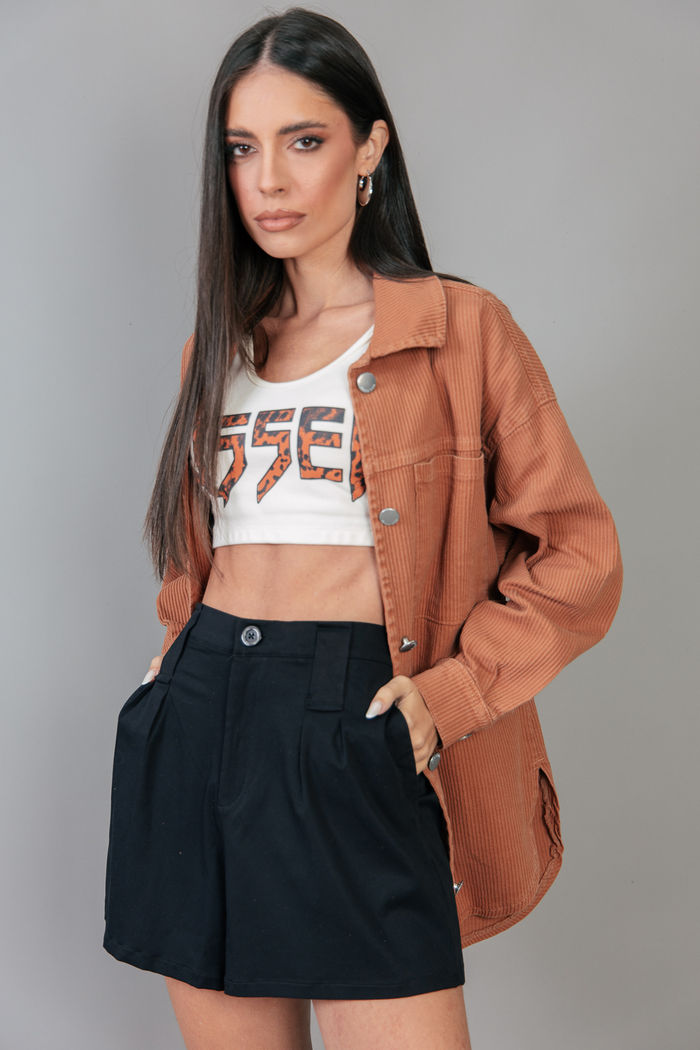 JAQUETA COTELÊ OCRE