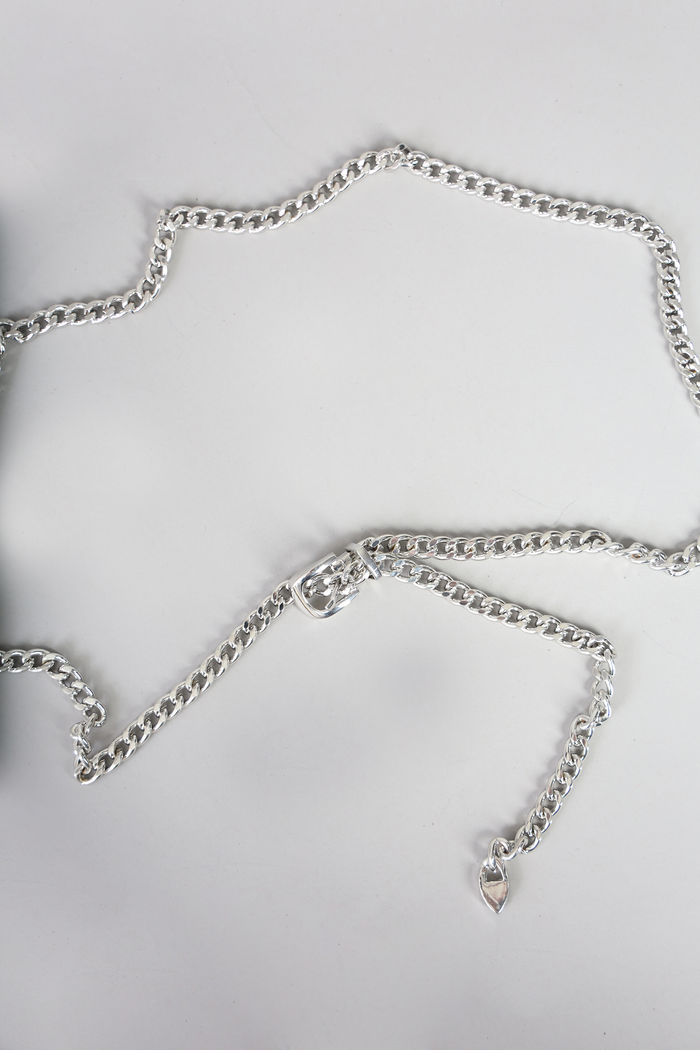 CINTO PRATA MINI ELOS COM FIVELA