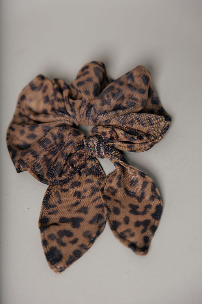 SCRUNCHIE ONÇA TULE