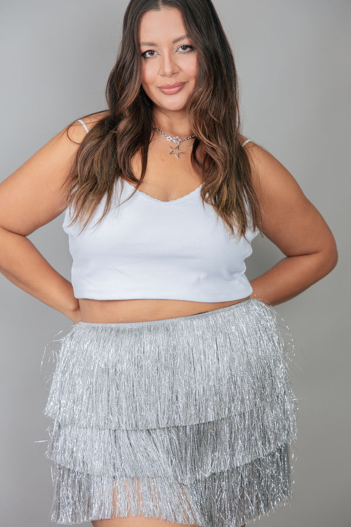 REGATA DE ALCINHA CANELADA BRANCA COM RENDINHA