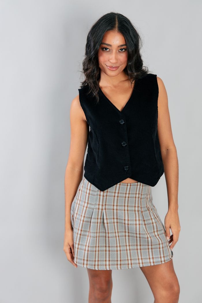 COLETE VELUDO COTELÊ PRETO