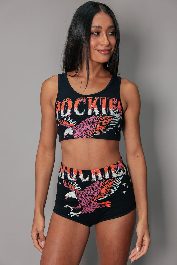 TOP DE COTTON PRETO ROCKIES