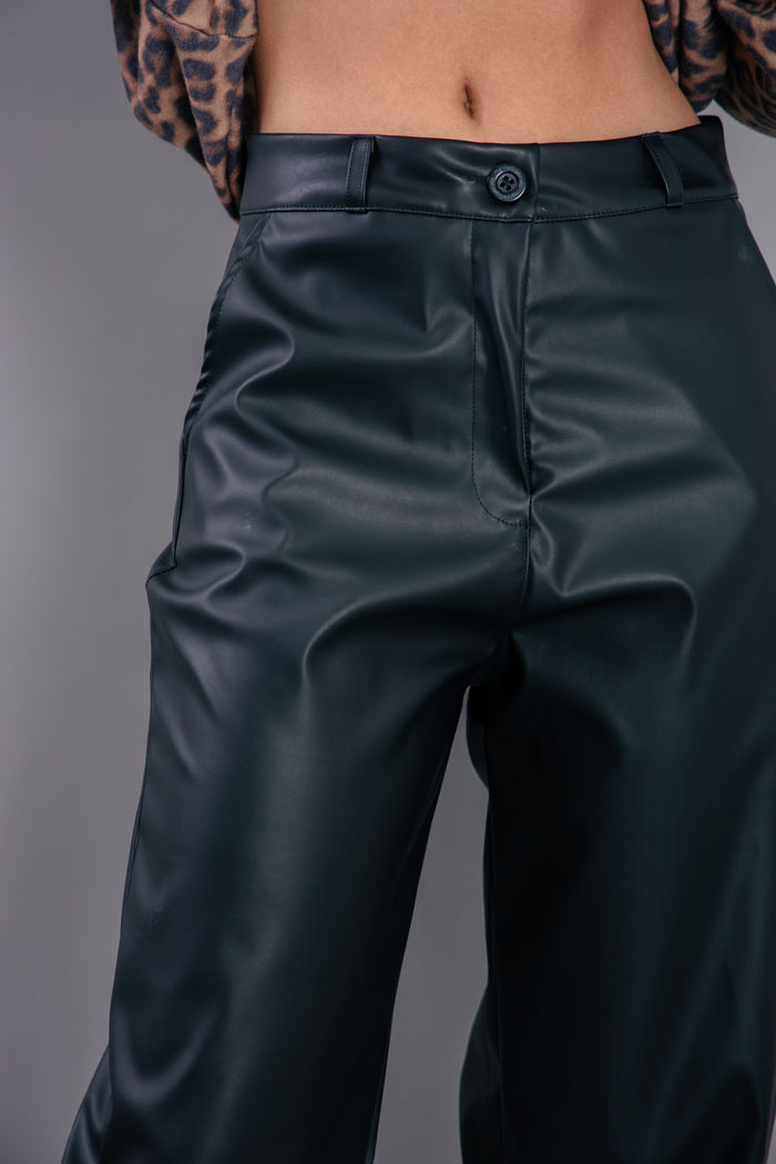 CALÇA WIDE NAPA PRETO SINTÉTICA