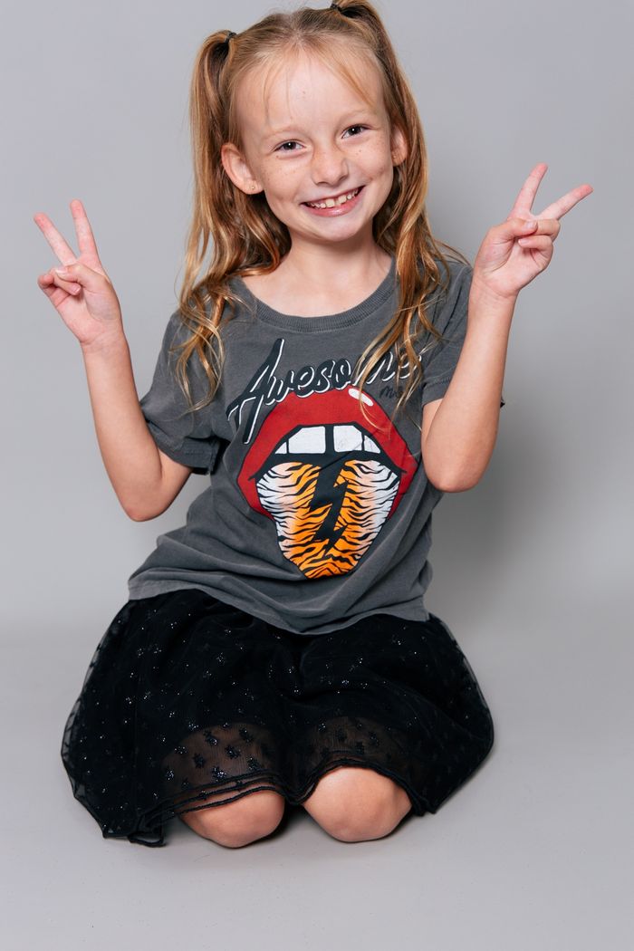 CAMISETA T-SHIRT INFANTIL CHUMBO AWESOME