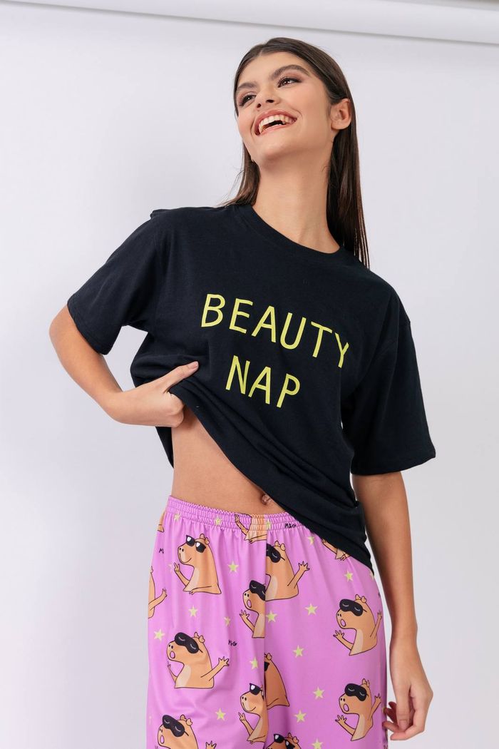 CONJUNTO PIJAMA CAPYVARA