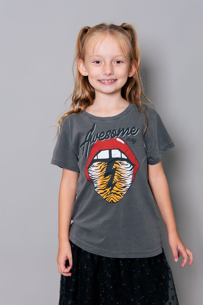 CAMISETA T-SHIRT INFANTIL CHUMBO AWESOME