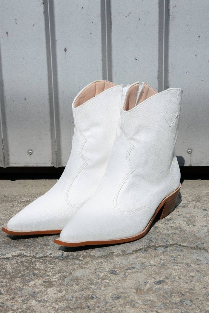 BOTA WESTERN CANO BAIXO BRANCA