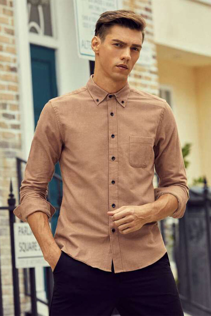 Bolso Simples ocasional Camisa Masculina