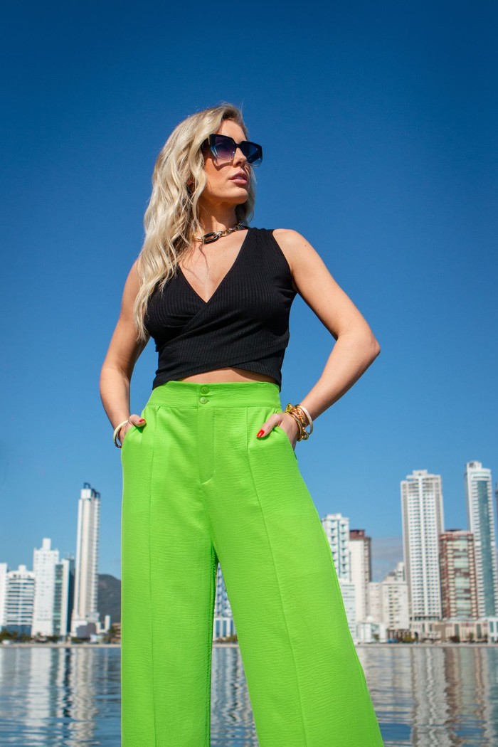 Calça pantalona dress store to