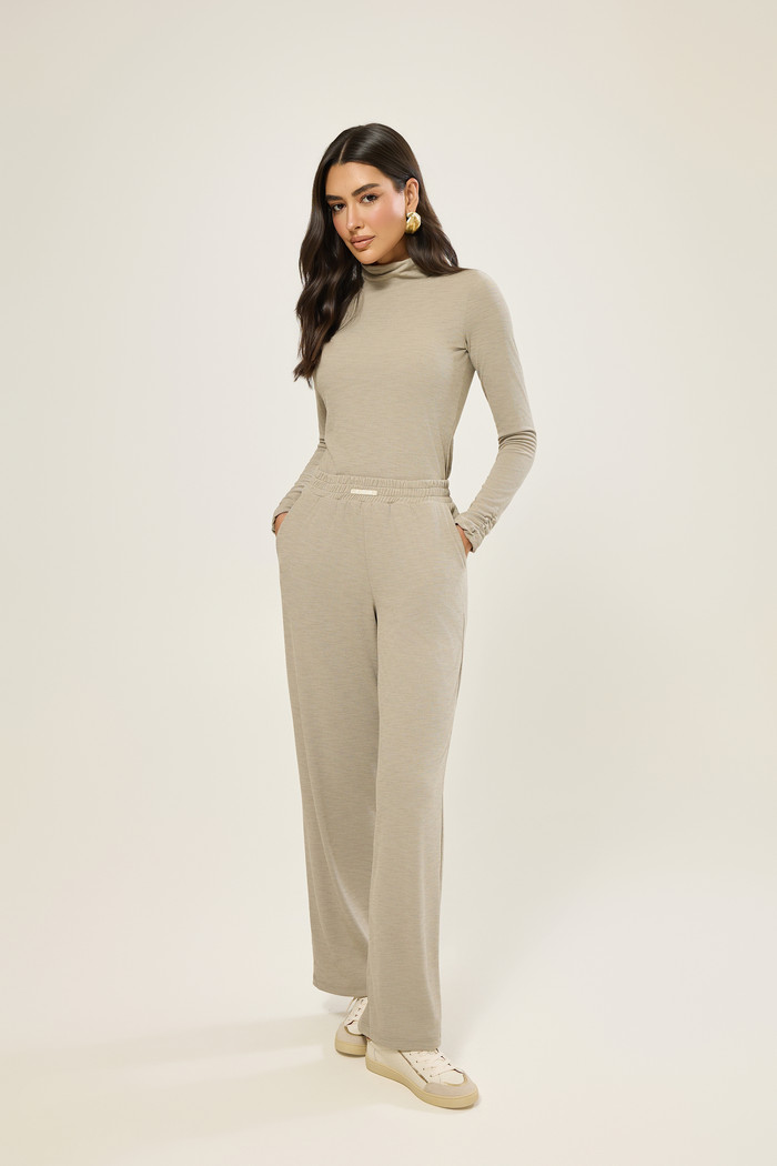 Blusa Manga Longa Gola Alta