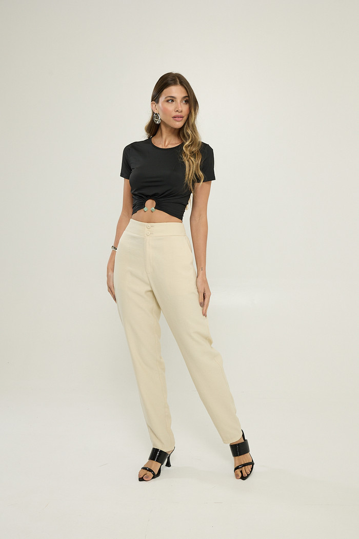 Calca Alfaiataria com Elastico