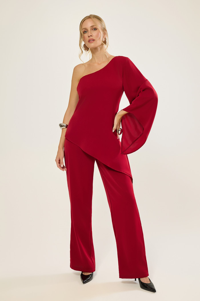 Blusa Assimetrica Ombro Só