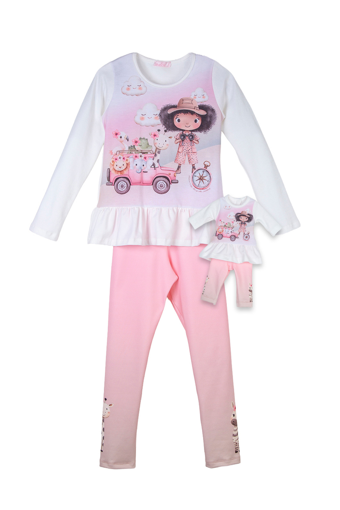 Conjunto safari com legging