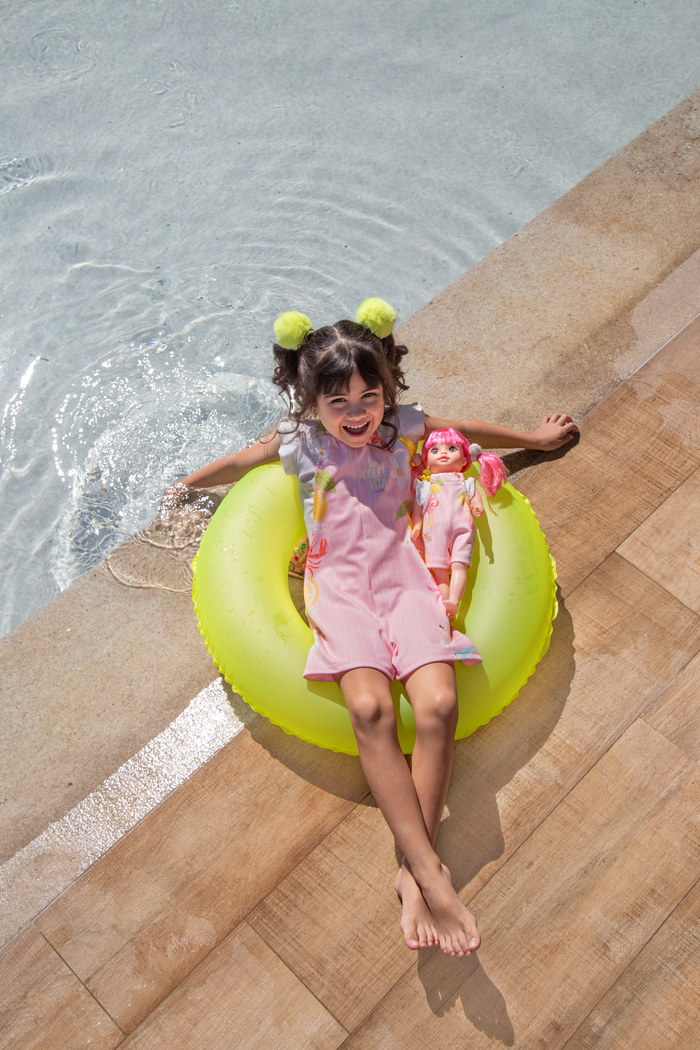 Conjunto macacão Dolce Vita com blusa