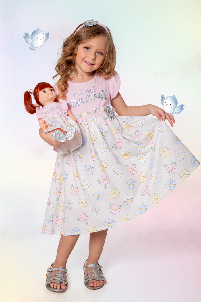 Vestido L’Amii margaridas