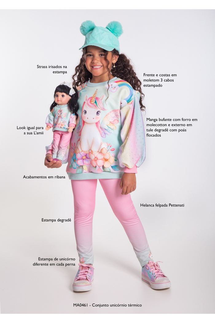 Conjunto unicórnio térmico