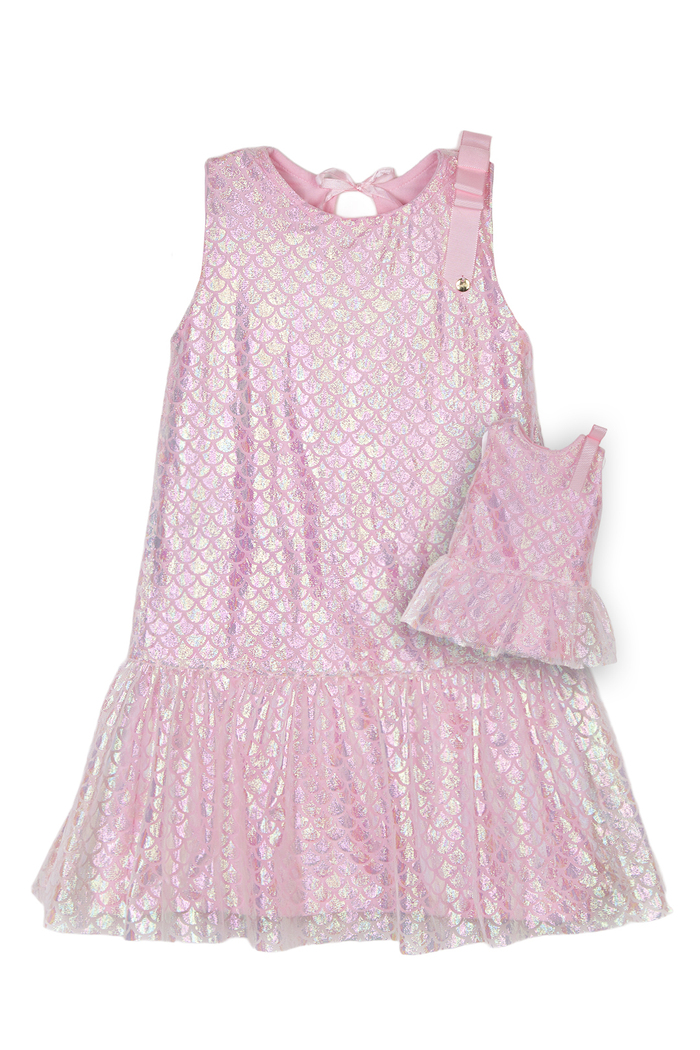 Vestido sereia holográficio