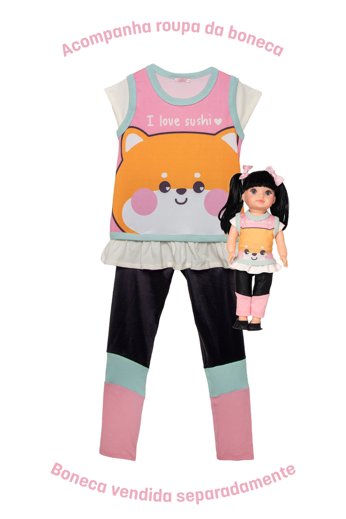 Conjunto Raposa com Legging