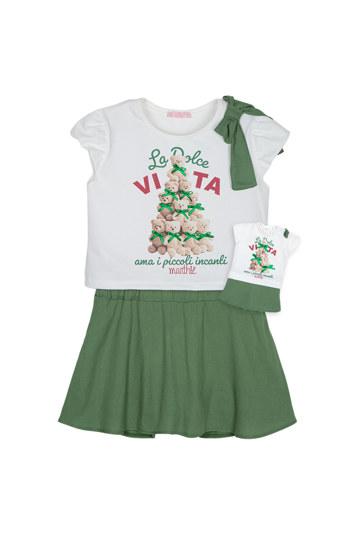 Conjunto Dolce Vita com shorts saia