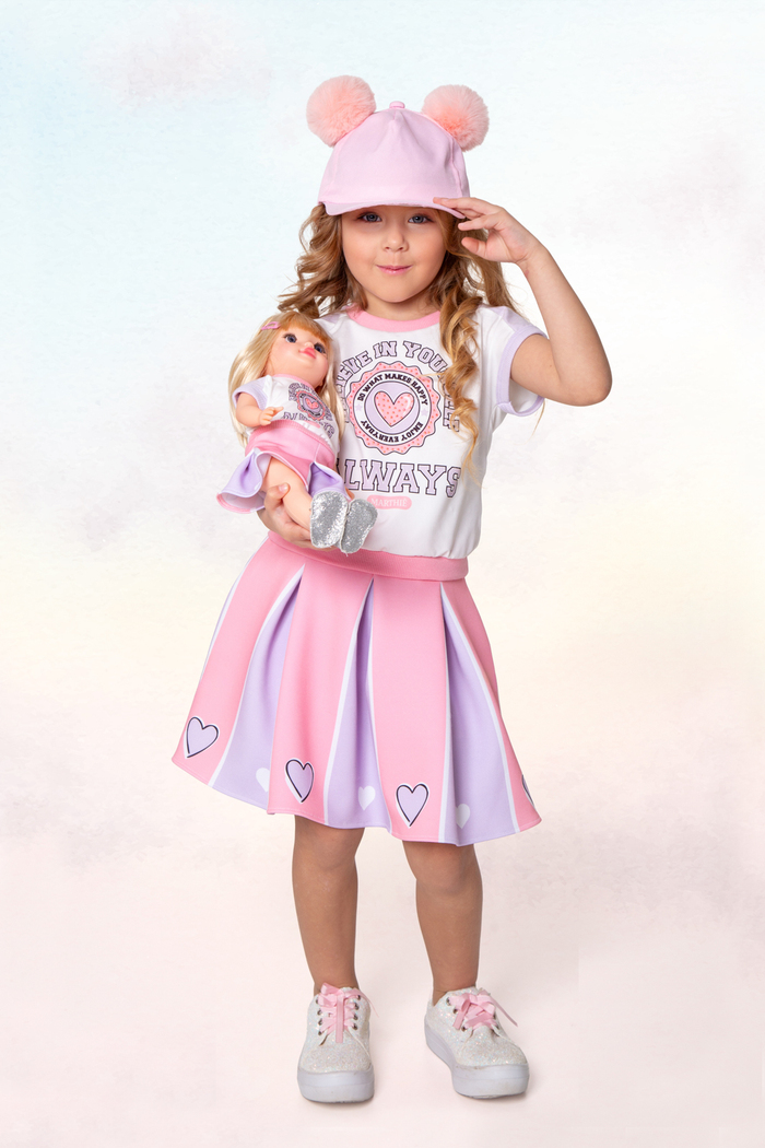 Conjunto Sport com saia pregas