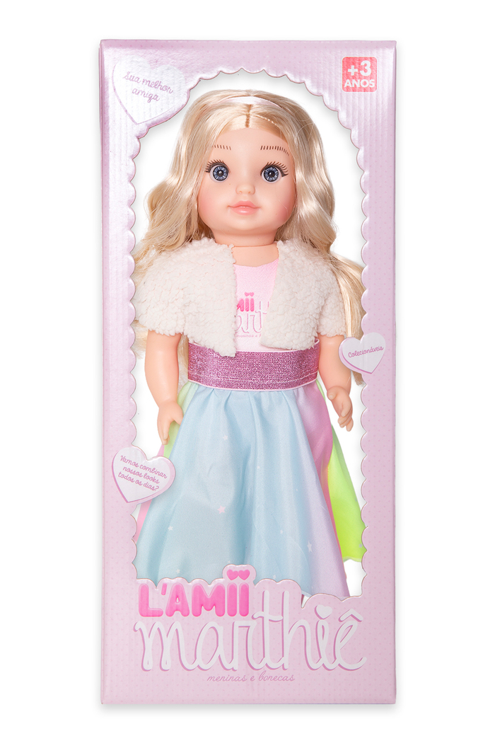 Boneca Lívia (Loira cabelo longo)